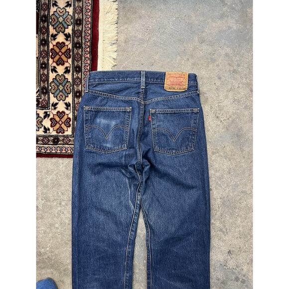 Levis 501 XX Vintage 2003 Jeans Button Fly Dark Wash Fade Men’s 31x32.5 - Picture 8 of 11